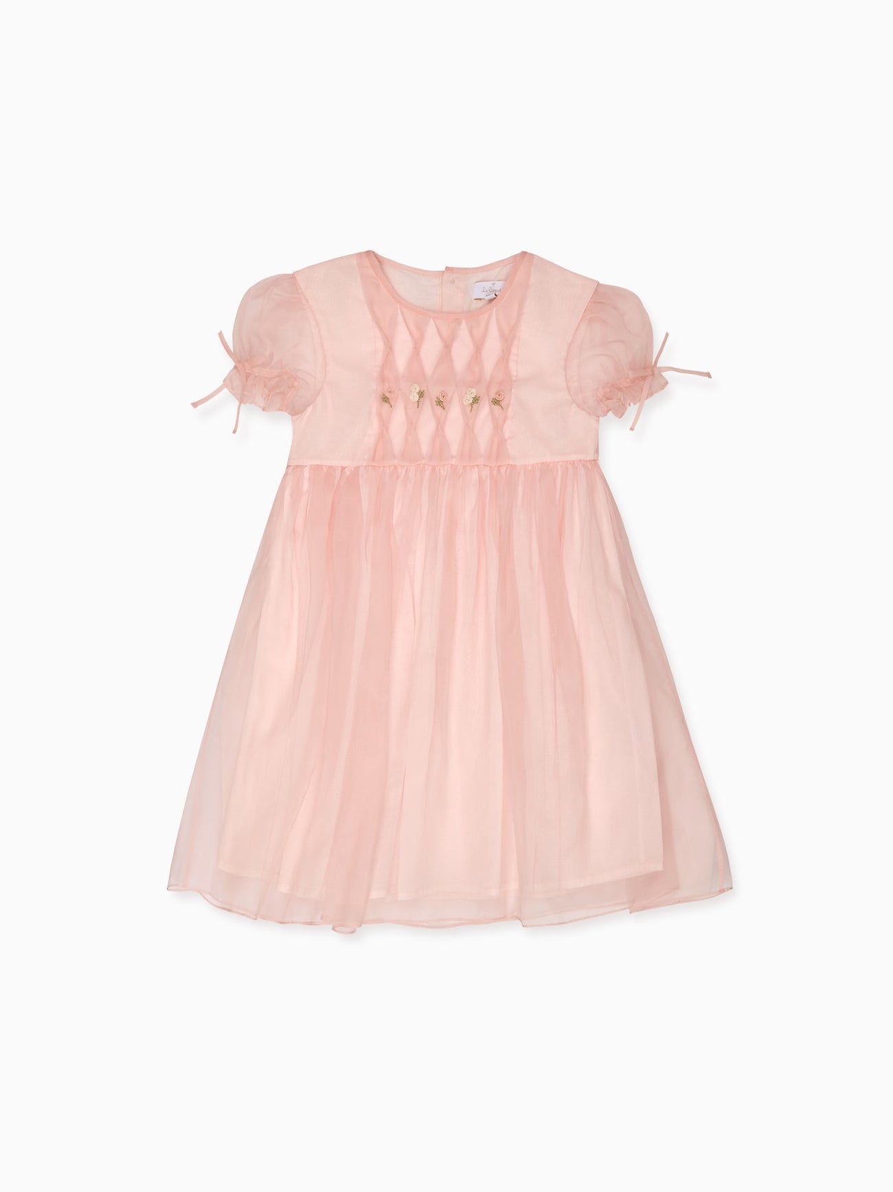 Blush Alba Silk Ceremony Girl Dress