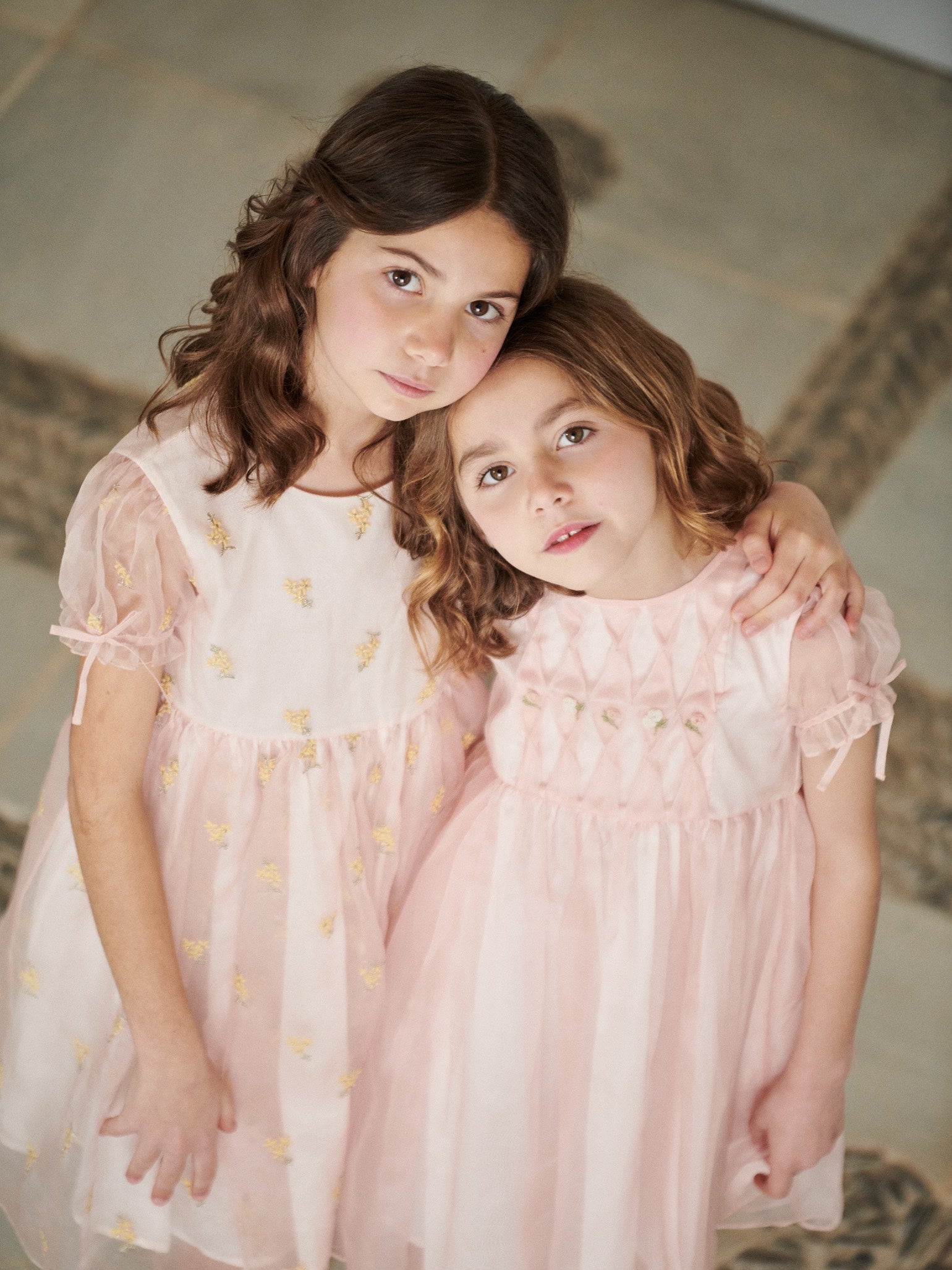 Blush Alba Silk Ceremony Girl Dress