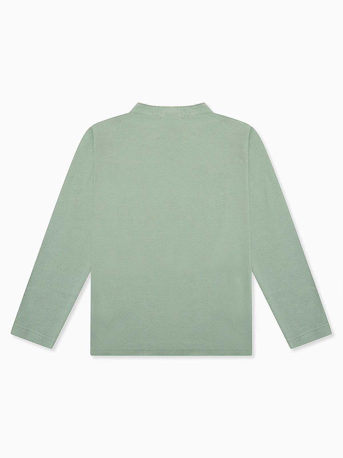 Sage Alcomo Long Sleeve Boy Polo Shirt