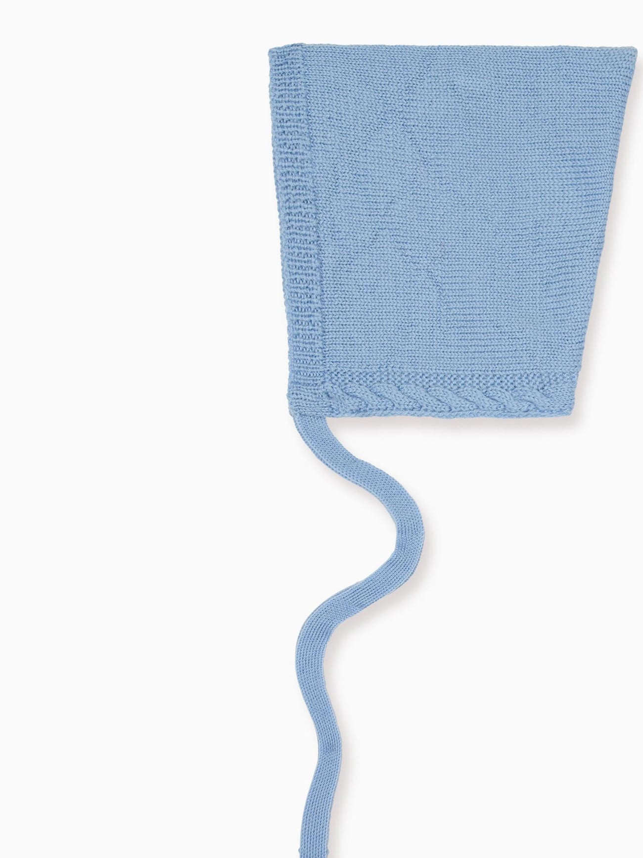 Dusty Blue Alma Merino Baby Knitted Bonnet