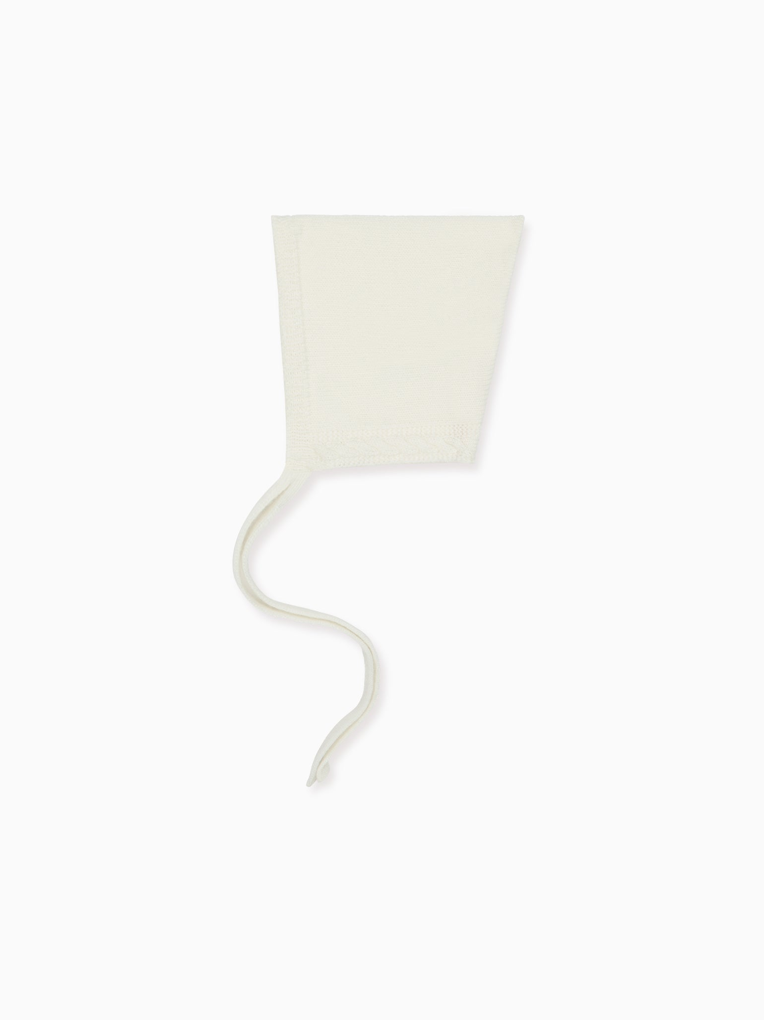 Ivory Alma Merino Baby Knitted Bonnet