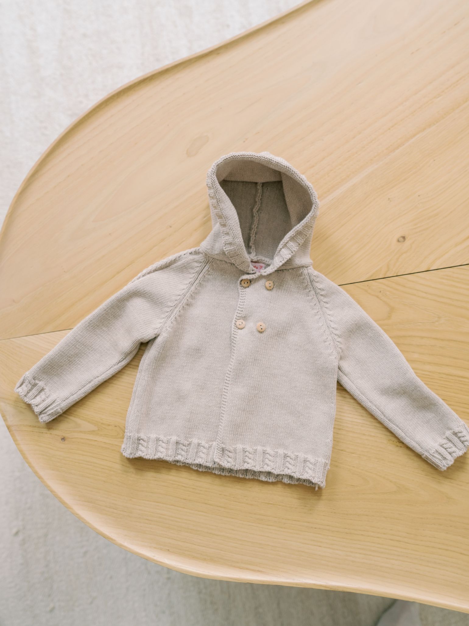 Taupe Althea Baby Jacket