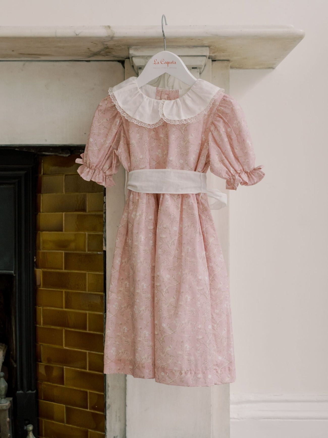 Amara Girl Dress & Teresa Baby Set Outfit Bundle