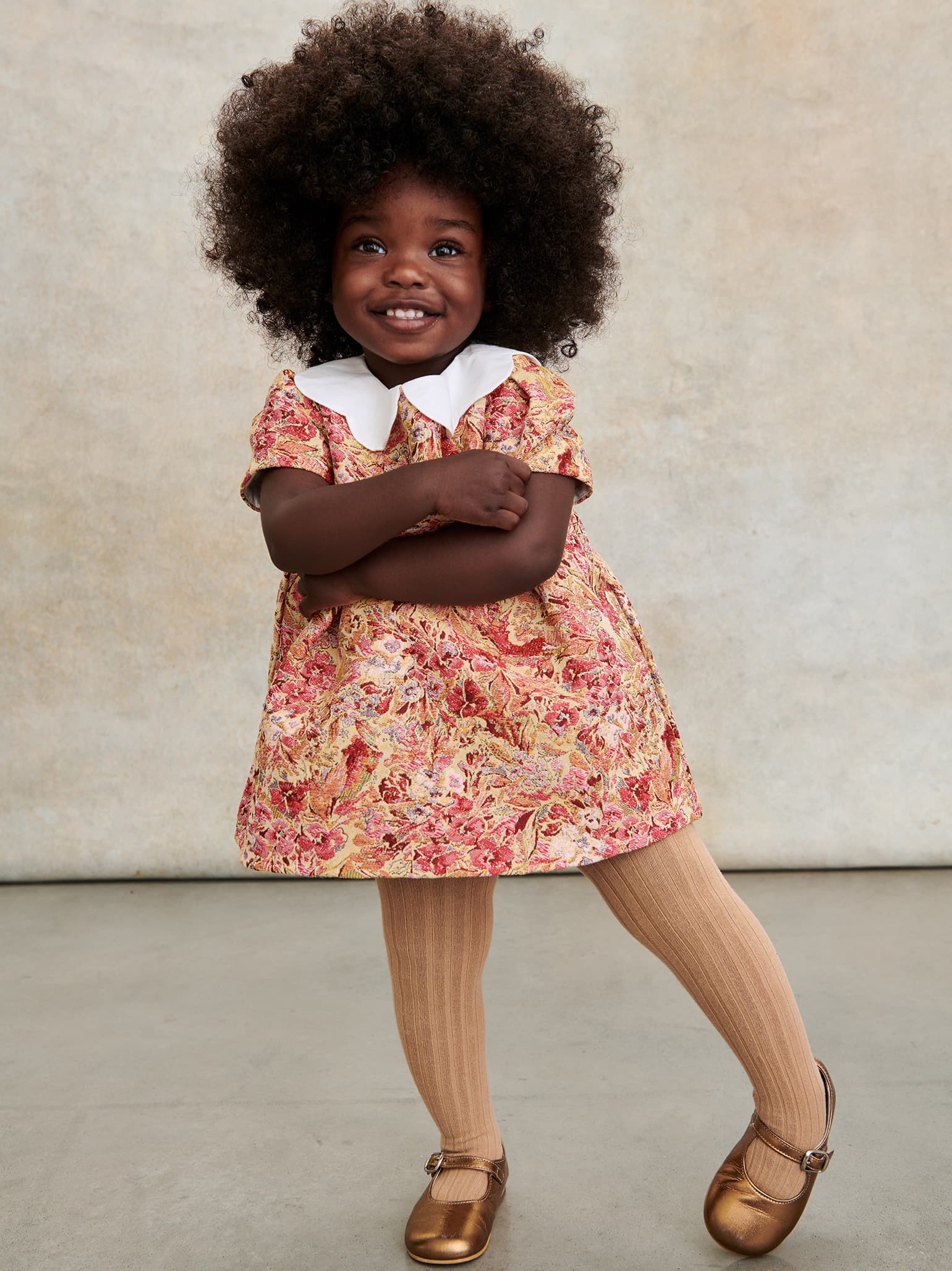 Green Floral Arabella Baby Girl Set