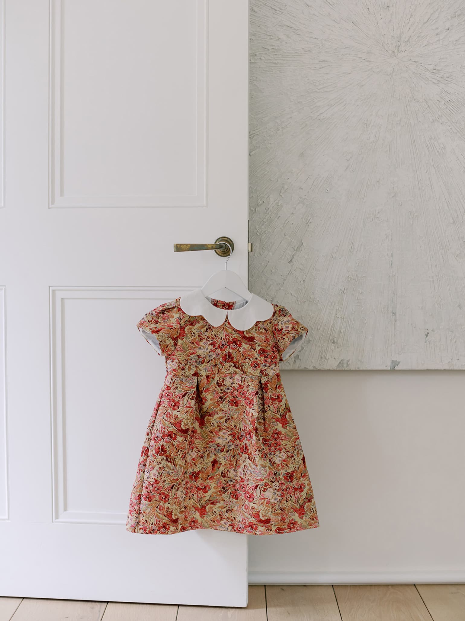 Green Floral Arabella Girl Dress