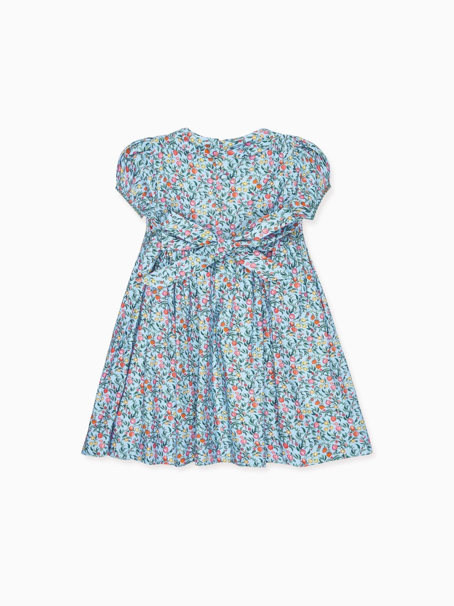 Blue Pomegranate Arcadia Girl Hand-Smocked Dress