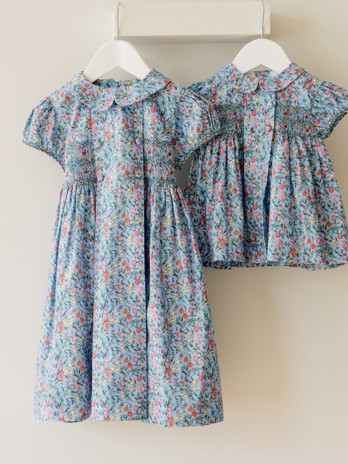 Blue Pomegranate Arcadia Girl Hand-Smocked Dress