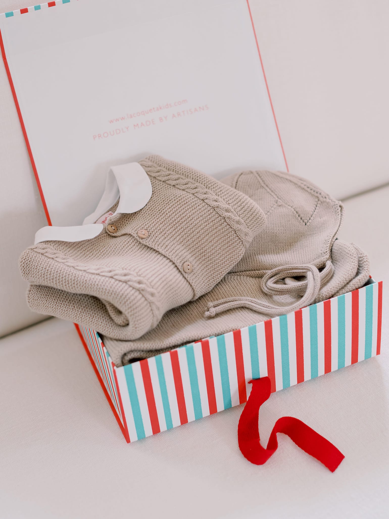 Camel Arlo Merino Baby Gift Box Set