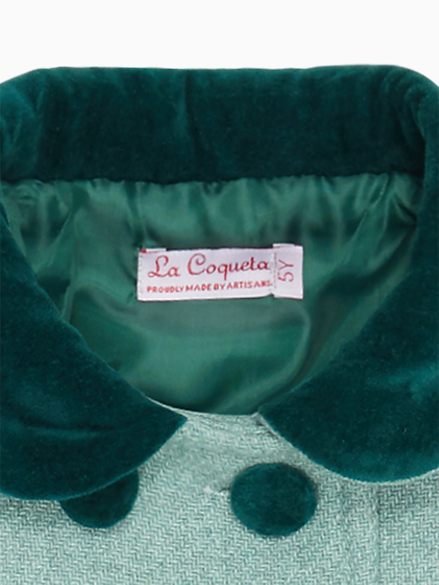 Green Arrieta Girl Coat