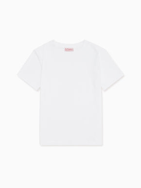 White Arturo Kids Cotton T-Shirt