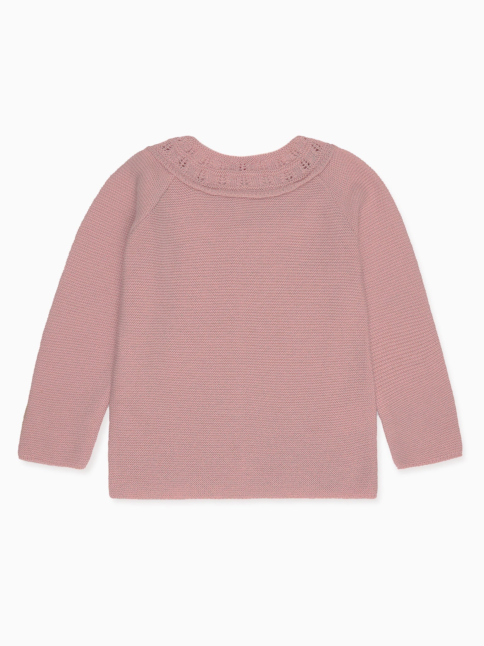 Dusty Pink Baena Merino Girl Cardigan