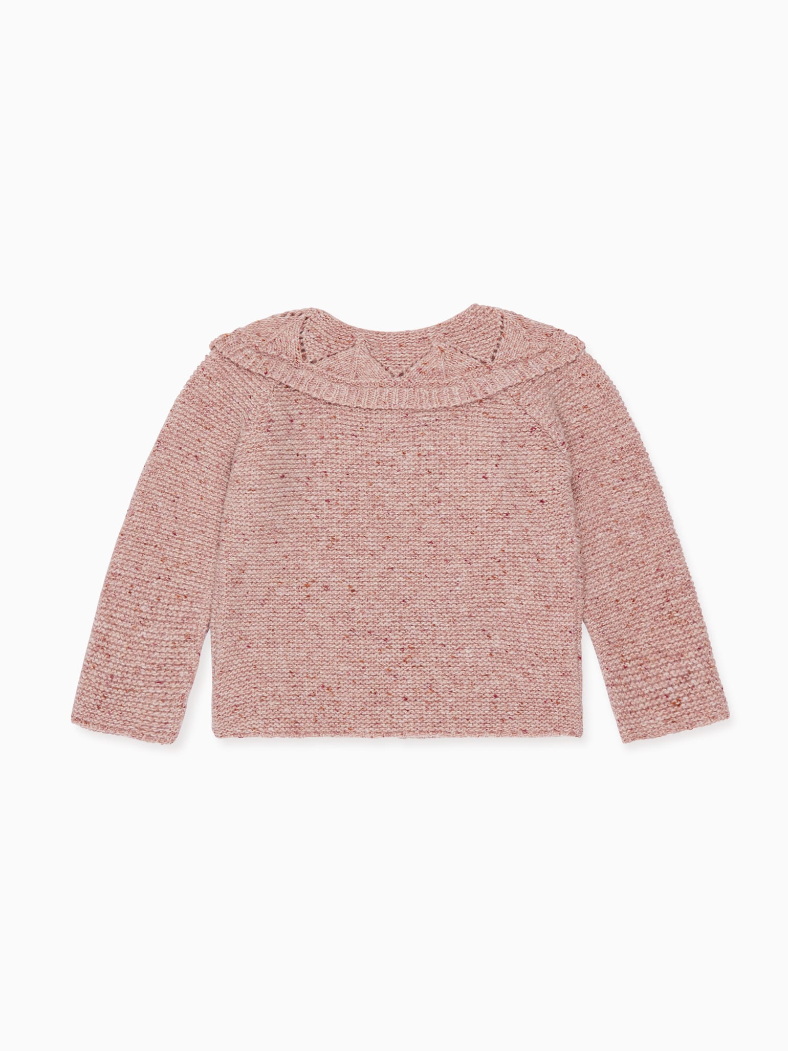 Pink Baena Merino Baby Girl Cardigan