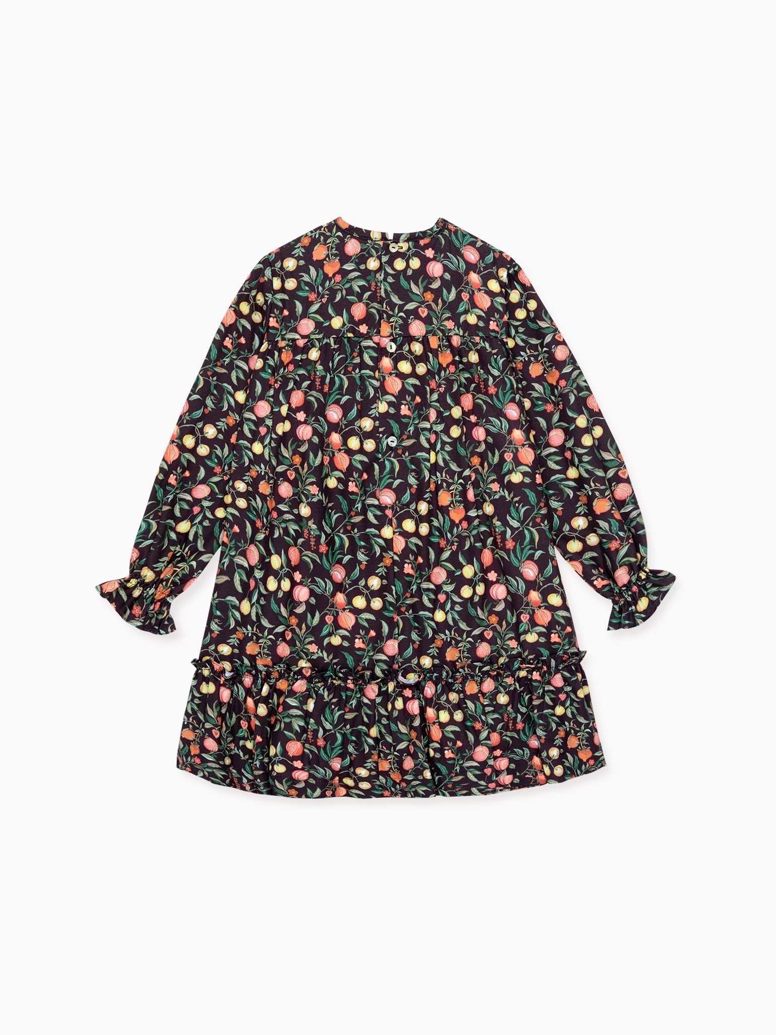 Black Pomegranate Belia Girl Smocked Dress
