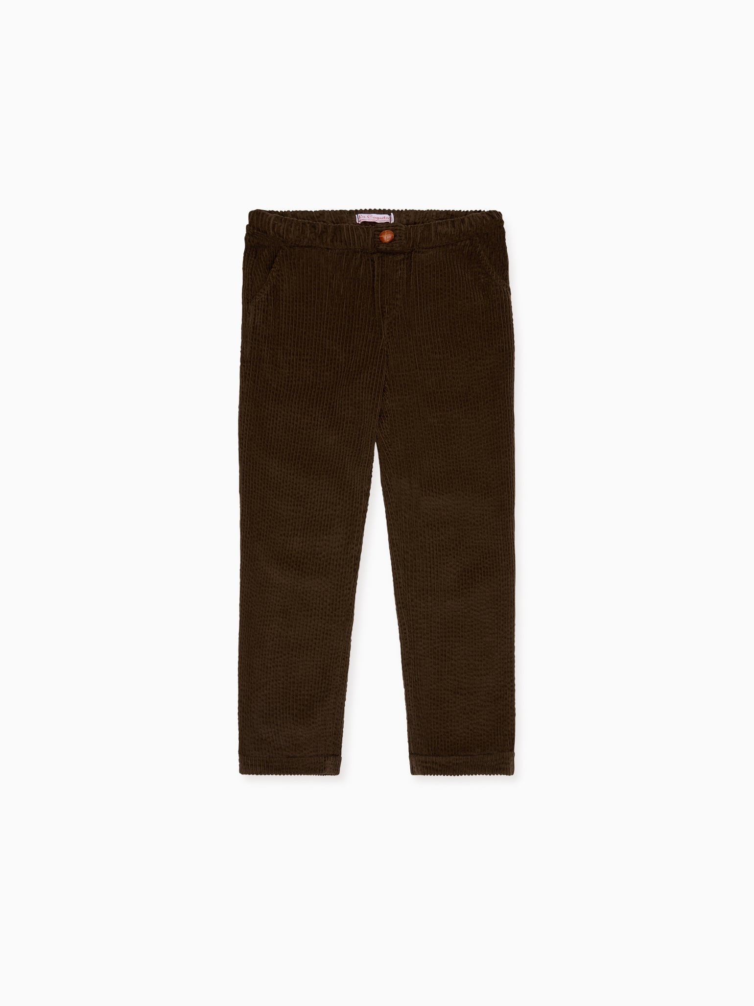 Chocolate Brown Benito Corduroy Boy Trousers
