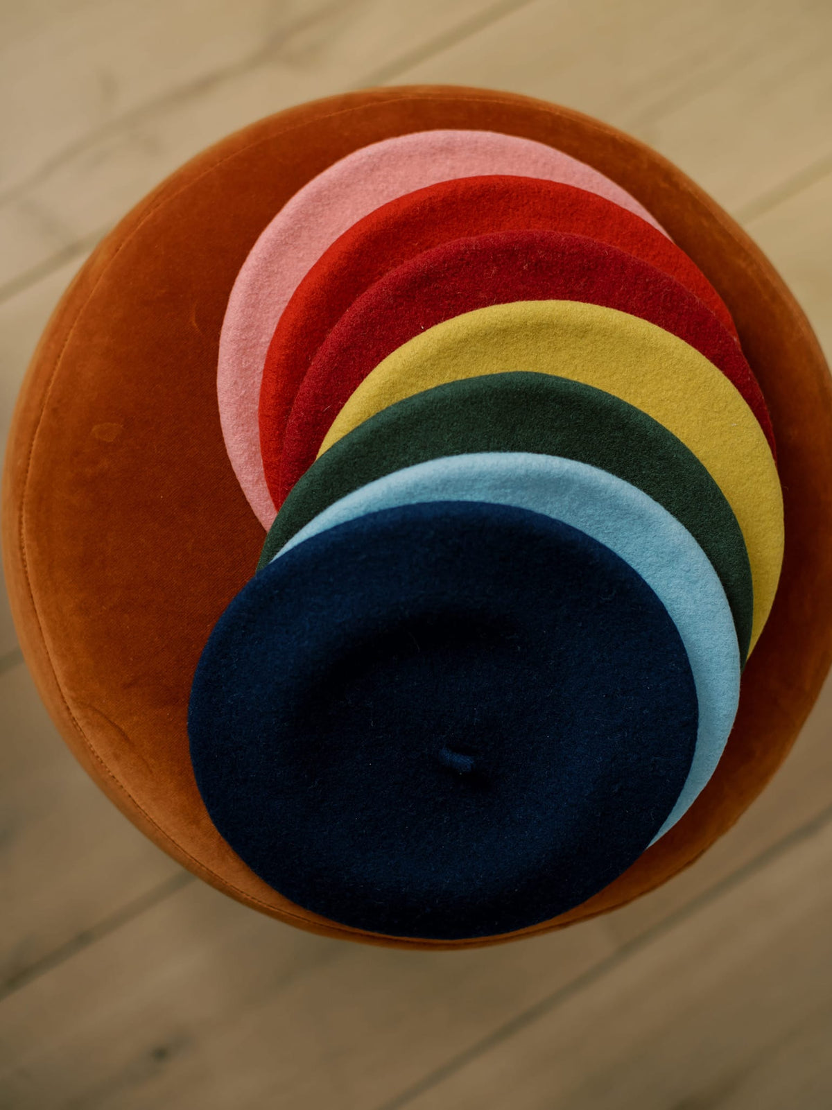 Light Blue Kids Wool Beret