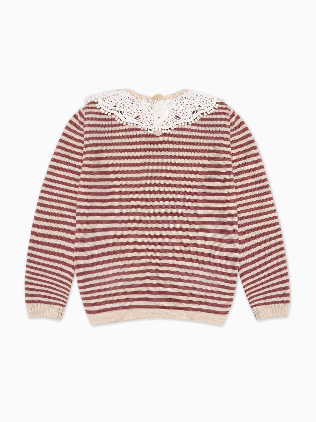 Dark Rose Blanca Merino Girl Jumper