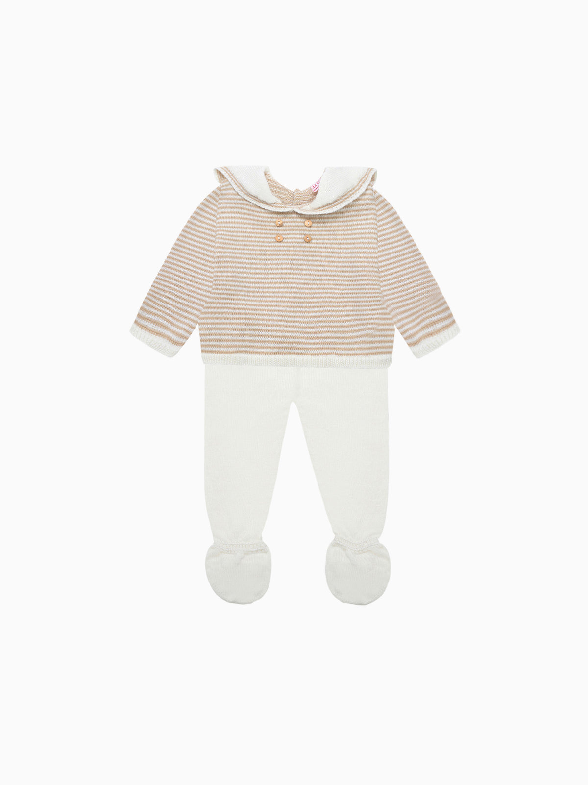 Ivory Borja Merino Baby Knitted Set