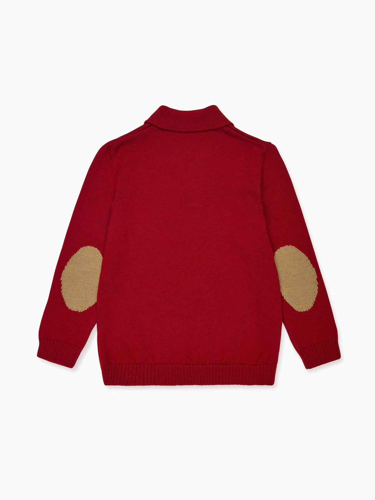 Burgundy Brio Merino Boy Jumper