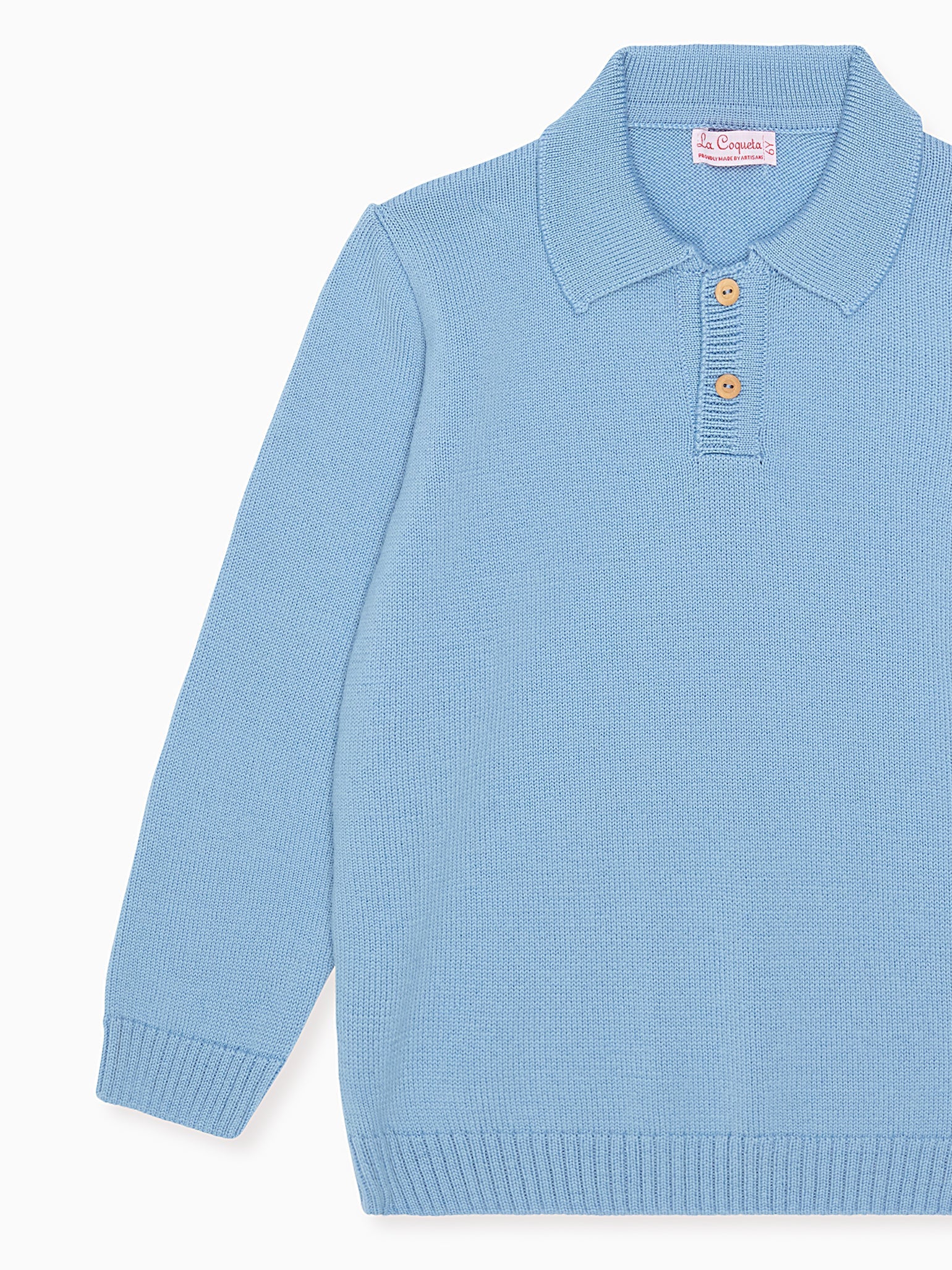 Dusty Blue Brio Merino Boy Jumper
