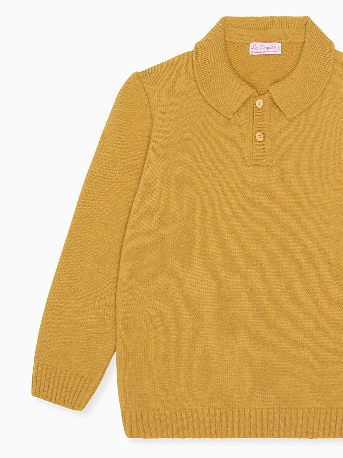 Mustard Brio Merino Boy Jumper