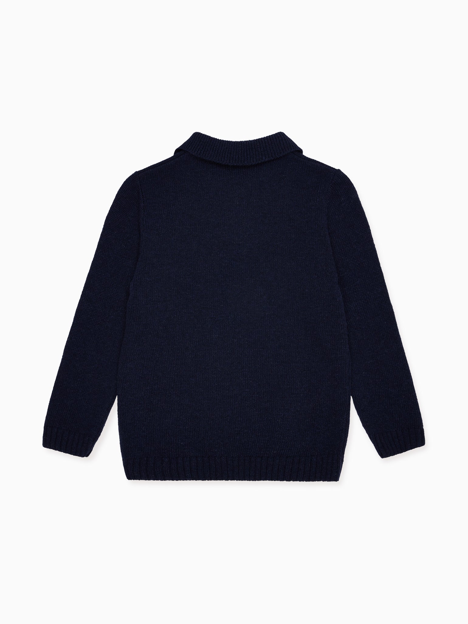 Navy Brio Merino Boy Jumper