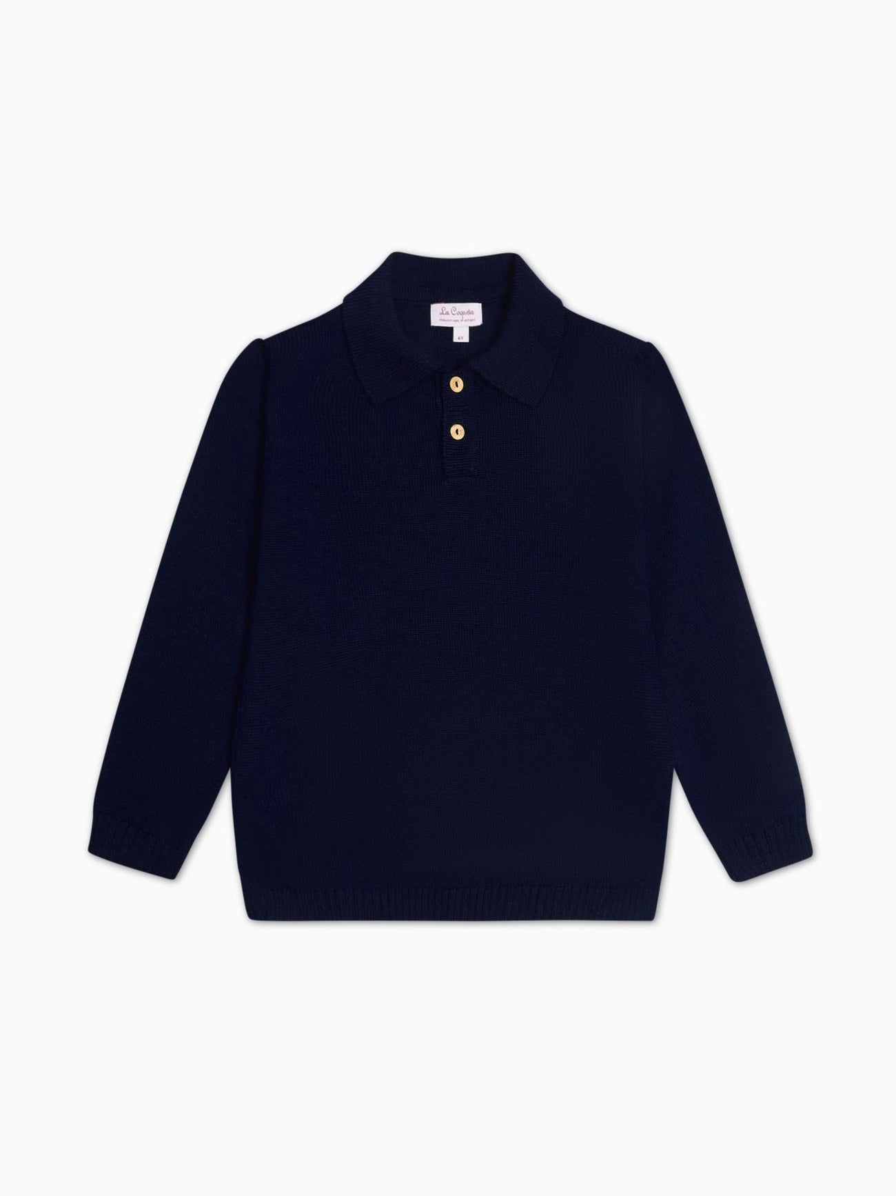 Navy Brio Merino Boy Jumper