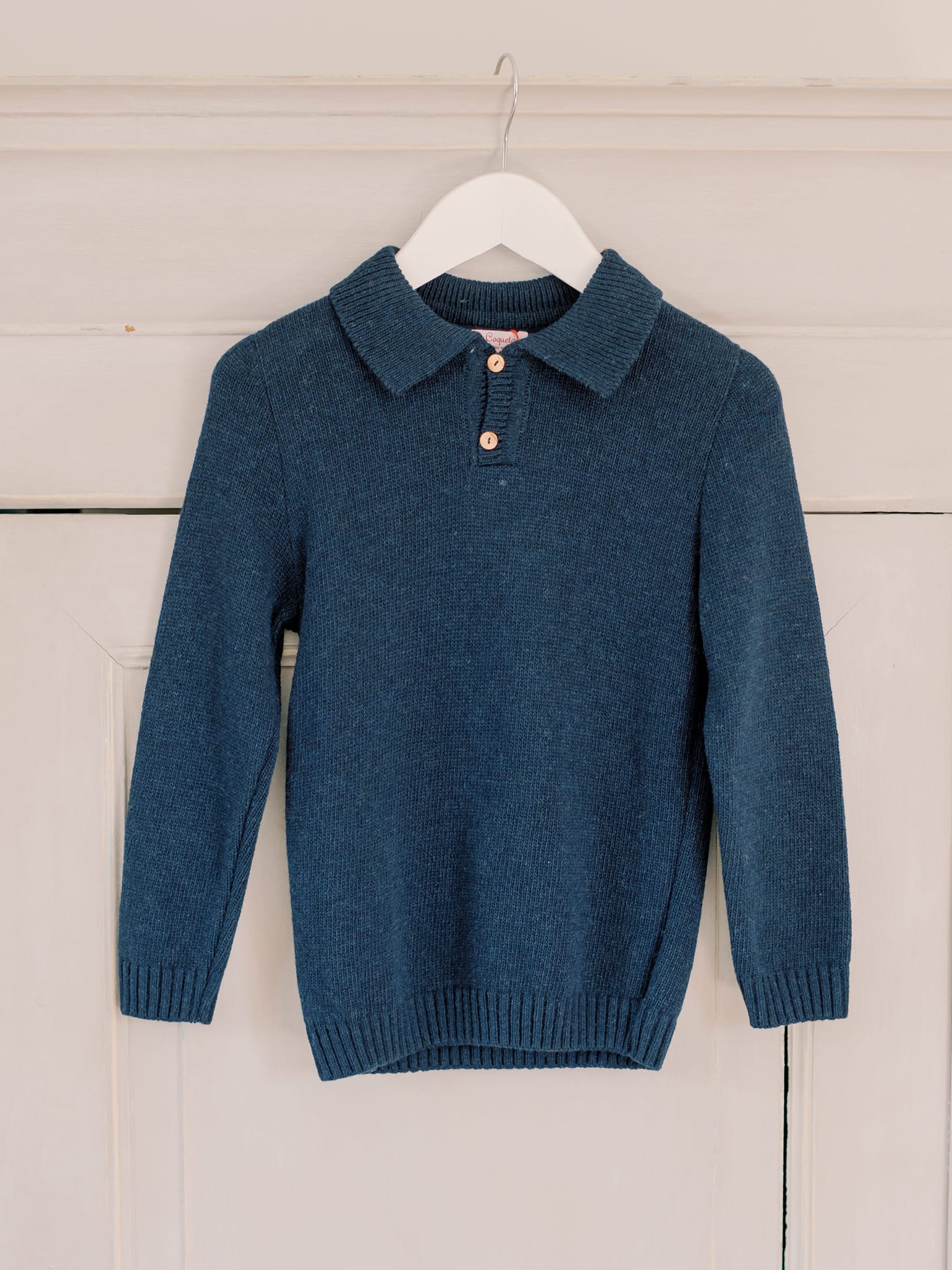 Navy Brio Merino Boy Jumper