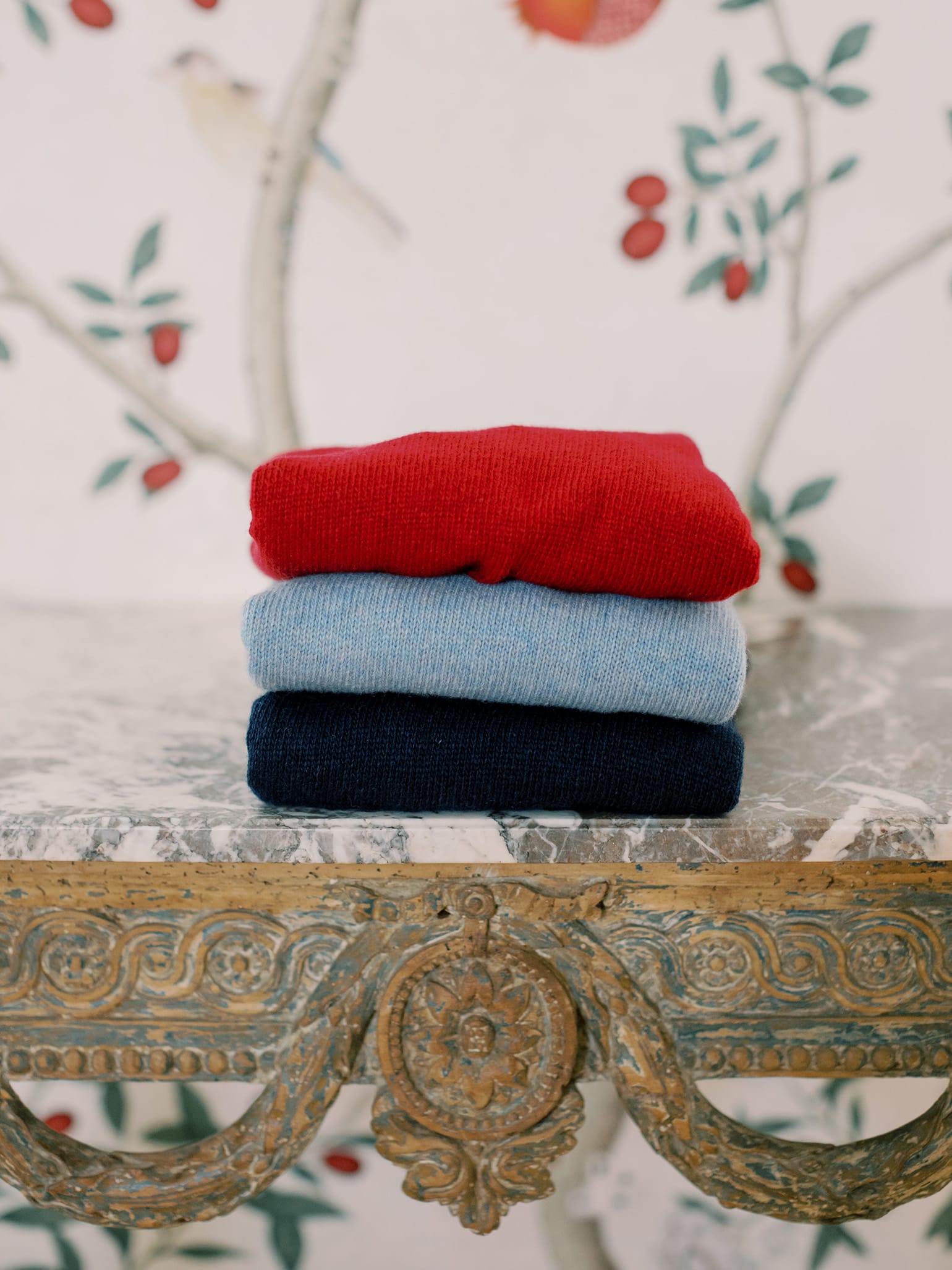 Navy Brio Merino Boy Jumper