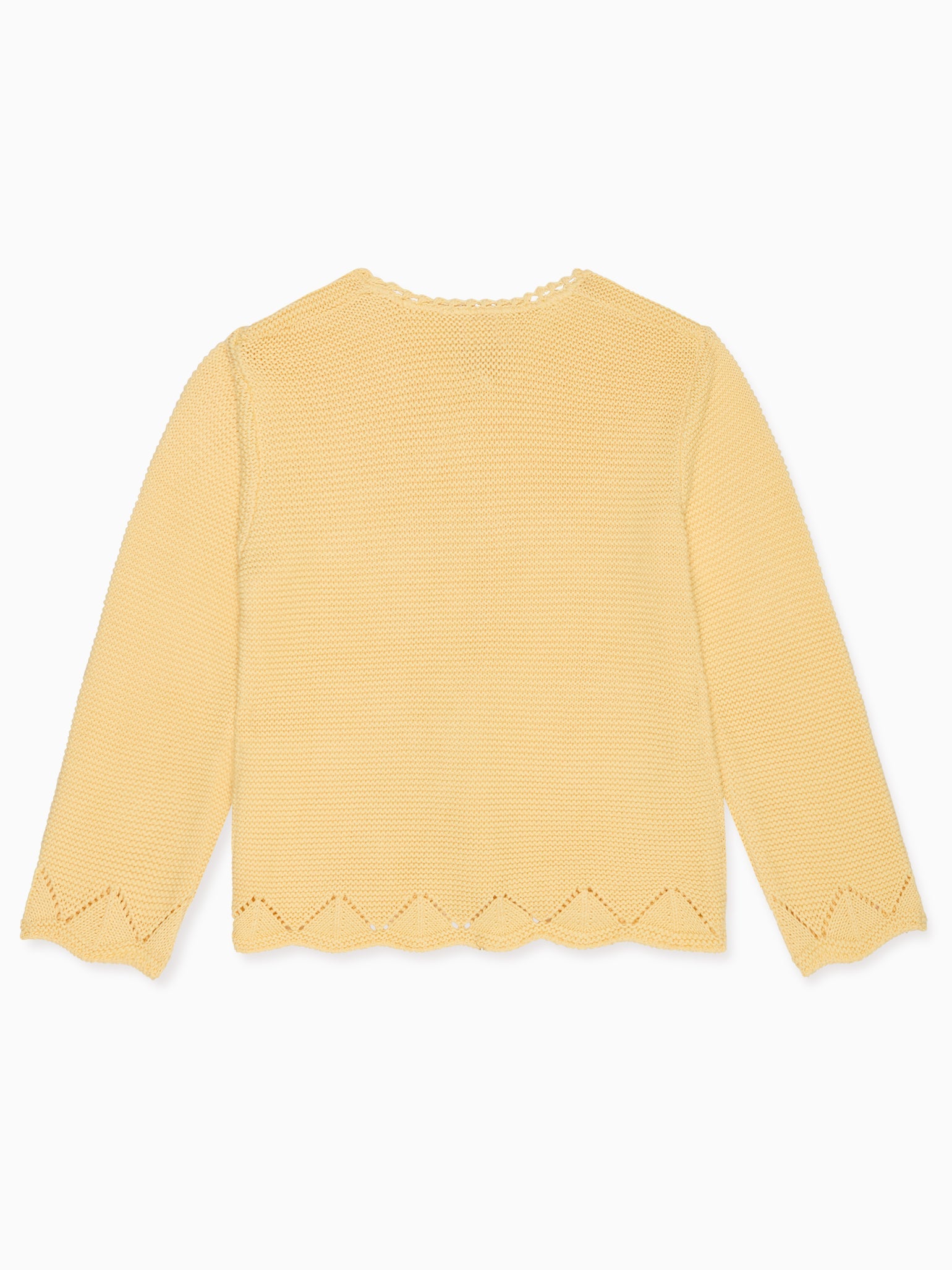 Lemon Brisa Cotton Girl Cardigan