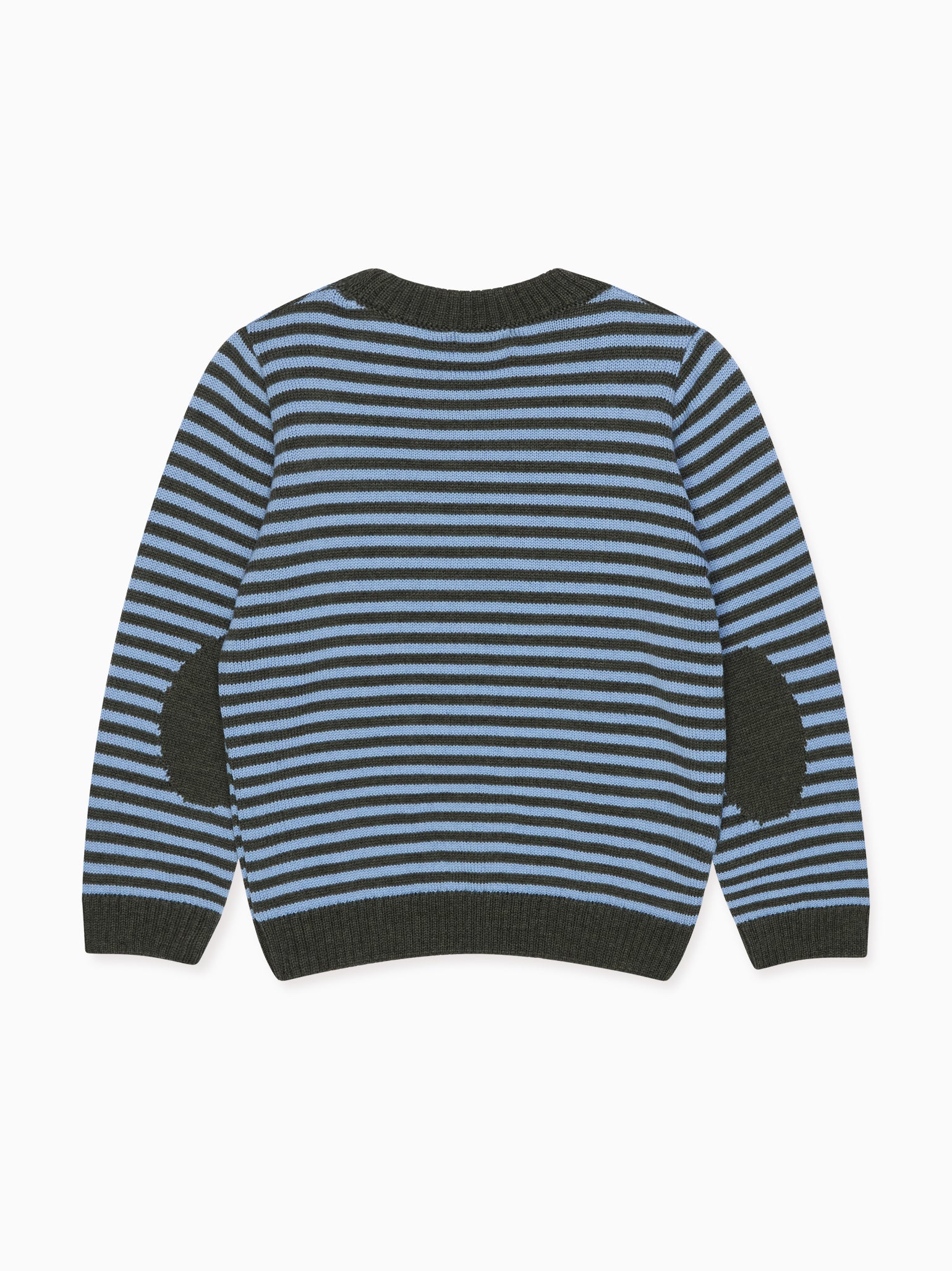 Green Stripe Bromo Merino Boy Jumper