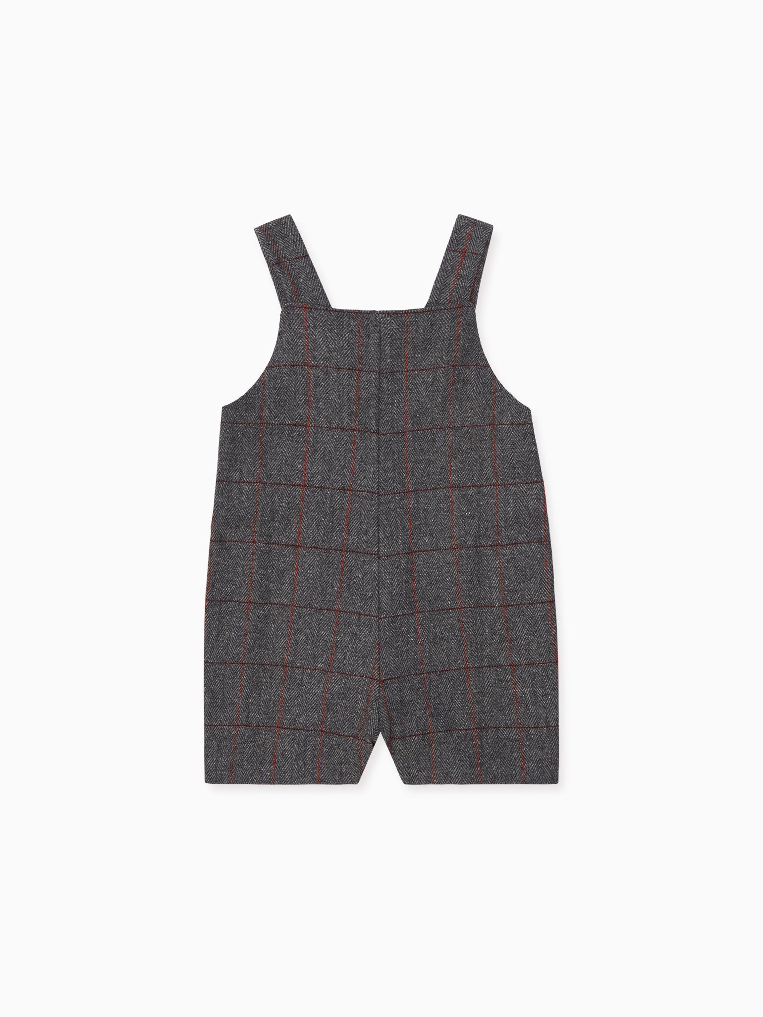Grey Buganvilla Baby Dungarees