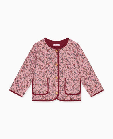 Dusty Pink Floral Calida Baby Girl Jacket