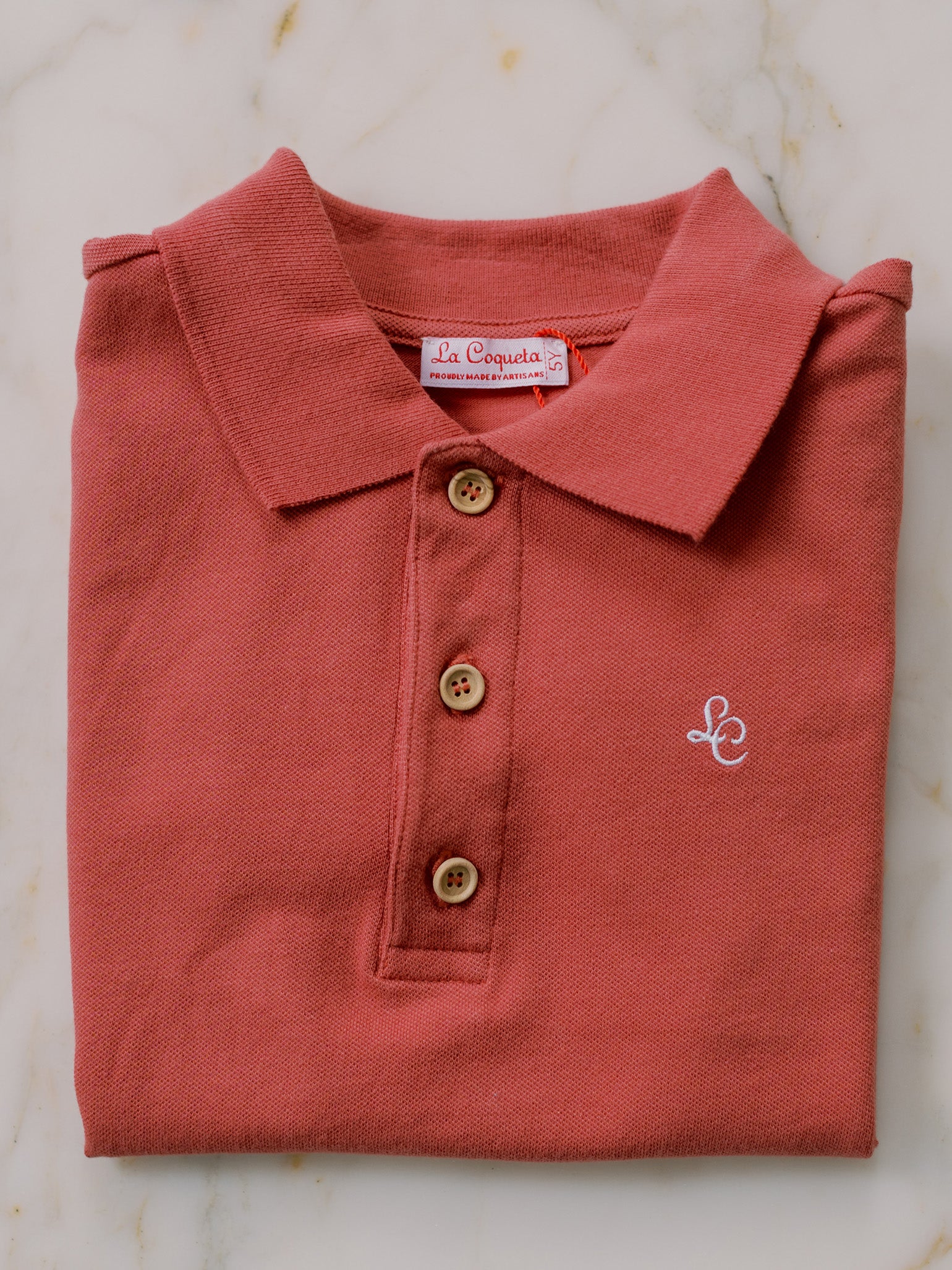 Brick Camilo Boy Polo Shirt