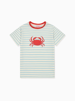 Blue Stripe Cangrajo Kids T-Shirt