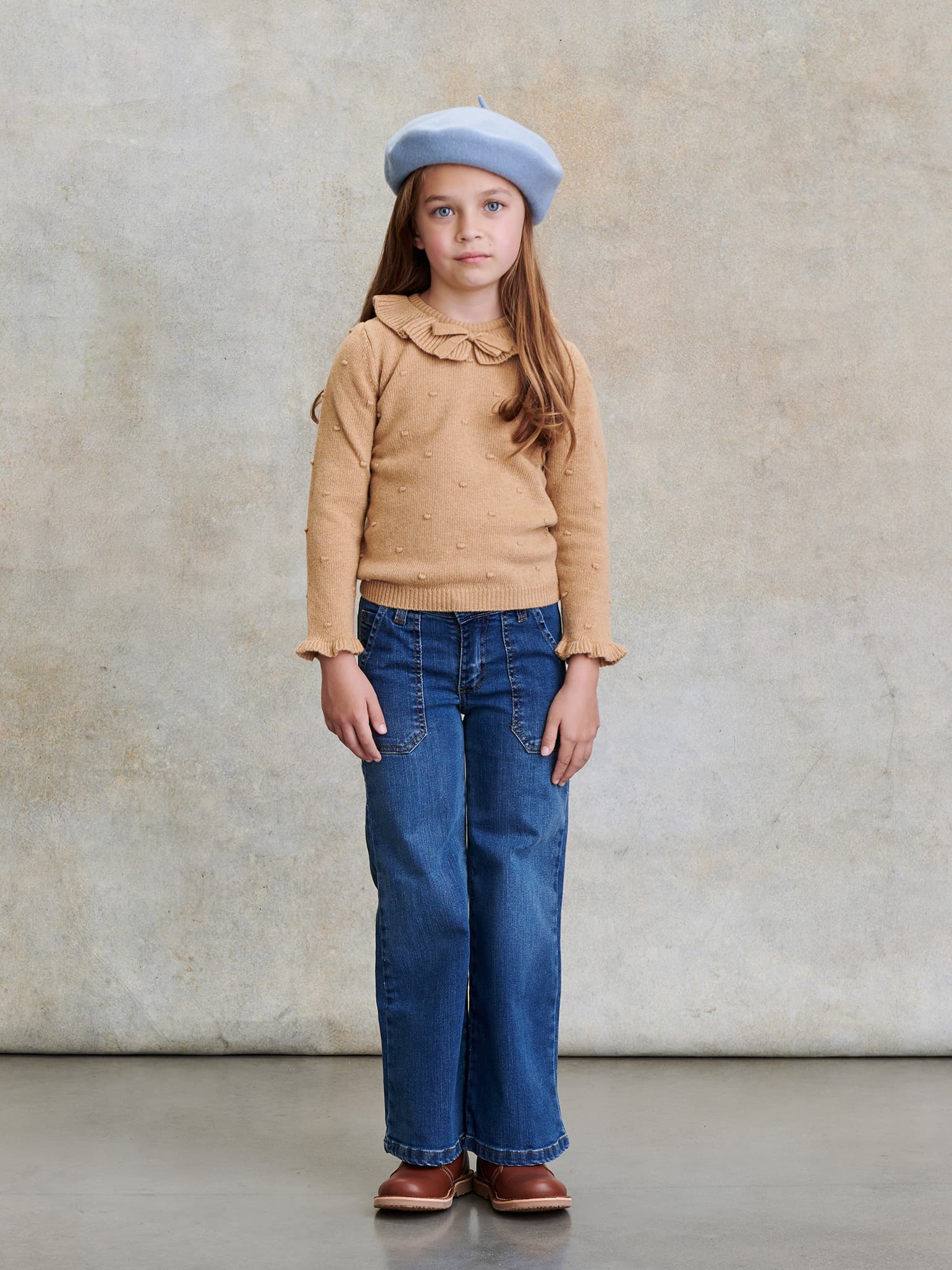 Camel Carisa Merino Girl Jumper