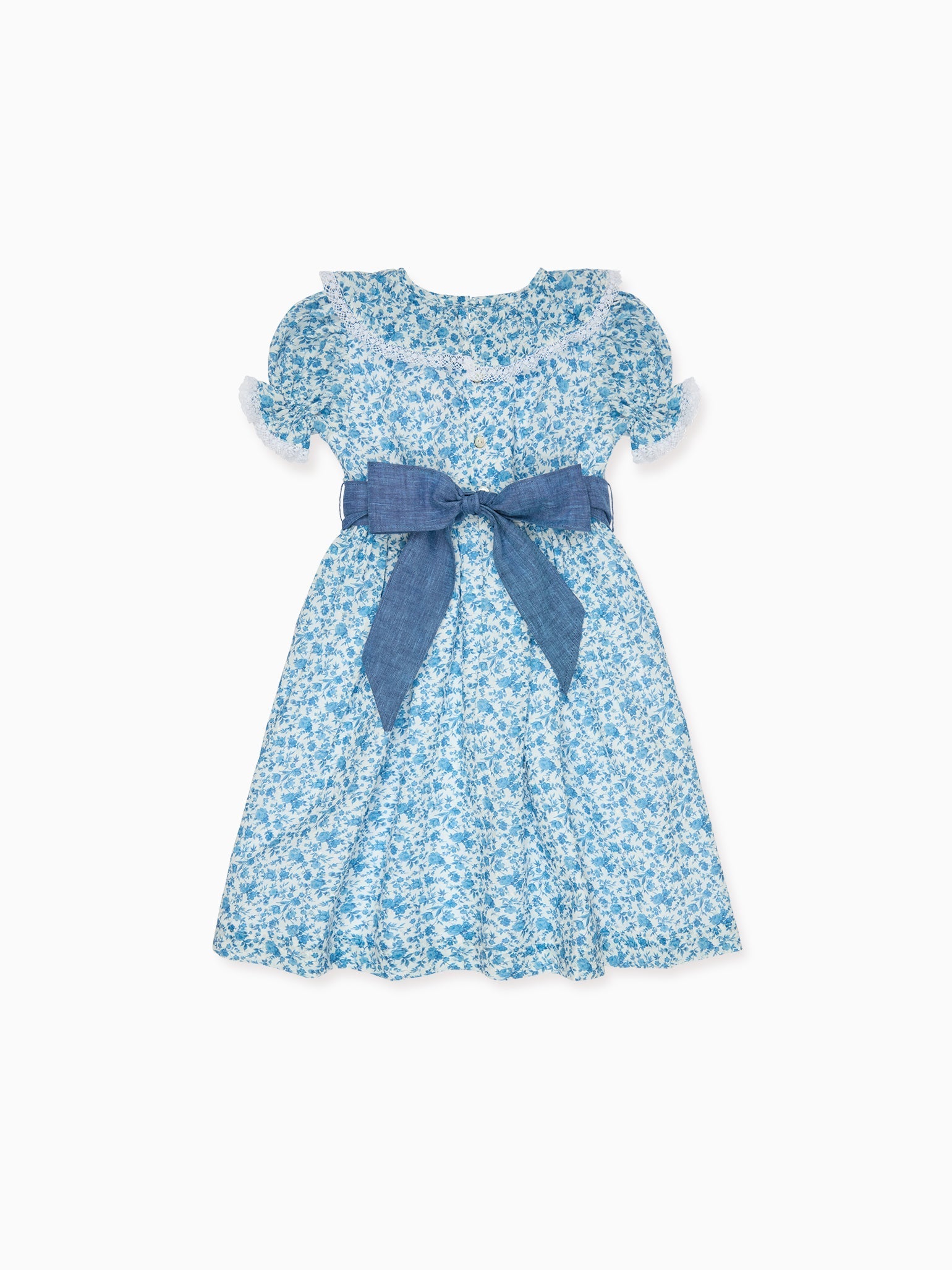 Blue Floral Catalina Girl Dress