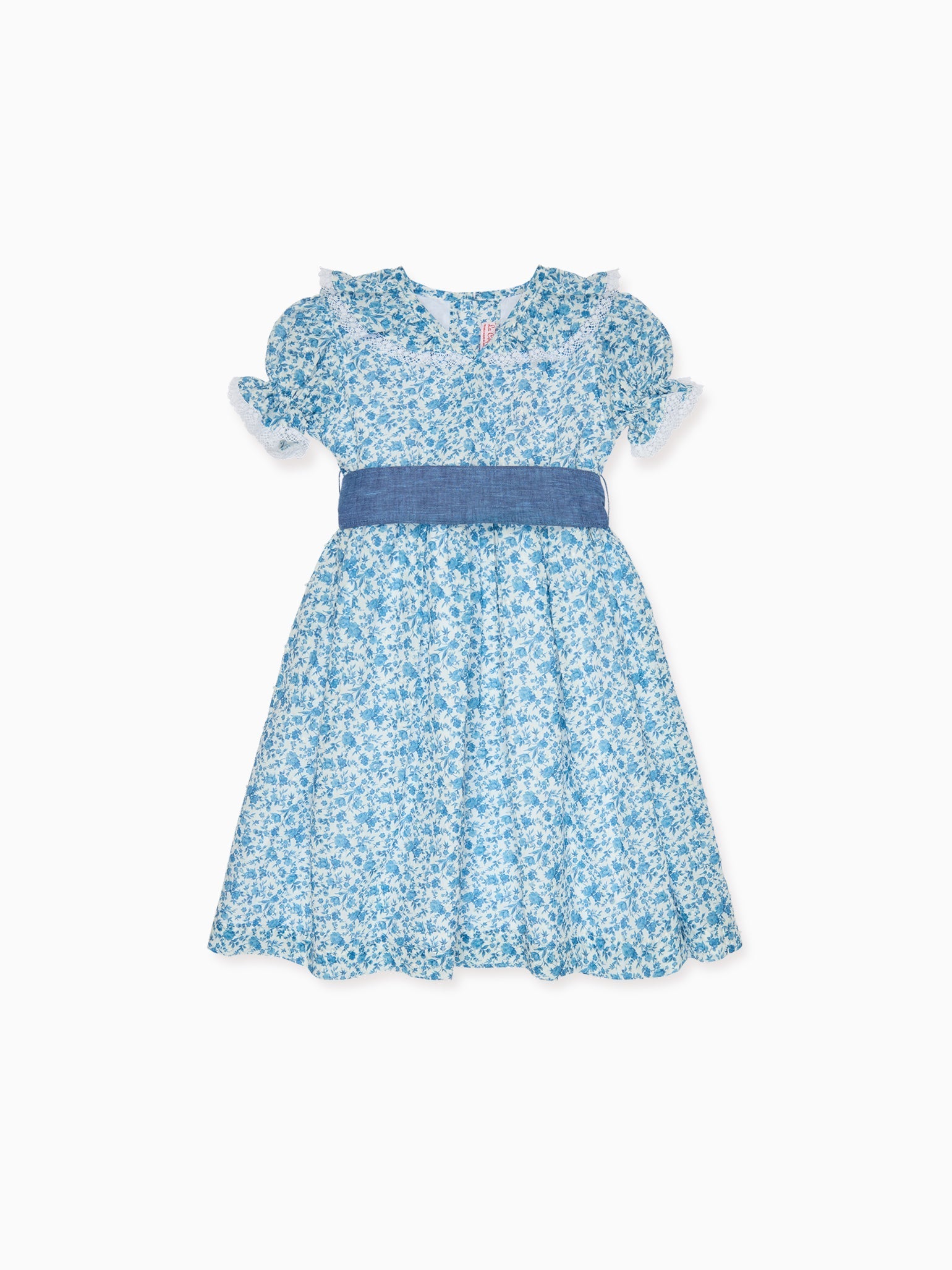 Blue Floral Catalina Girl Dress