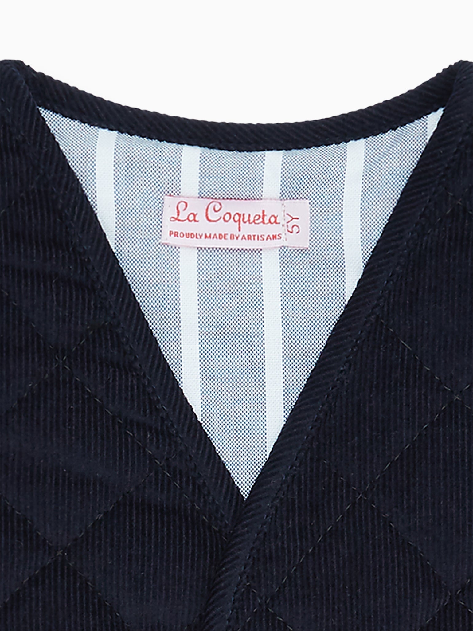 Navy Caza Kids Sleeveless Jacket