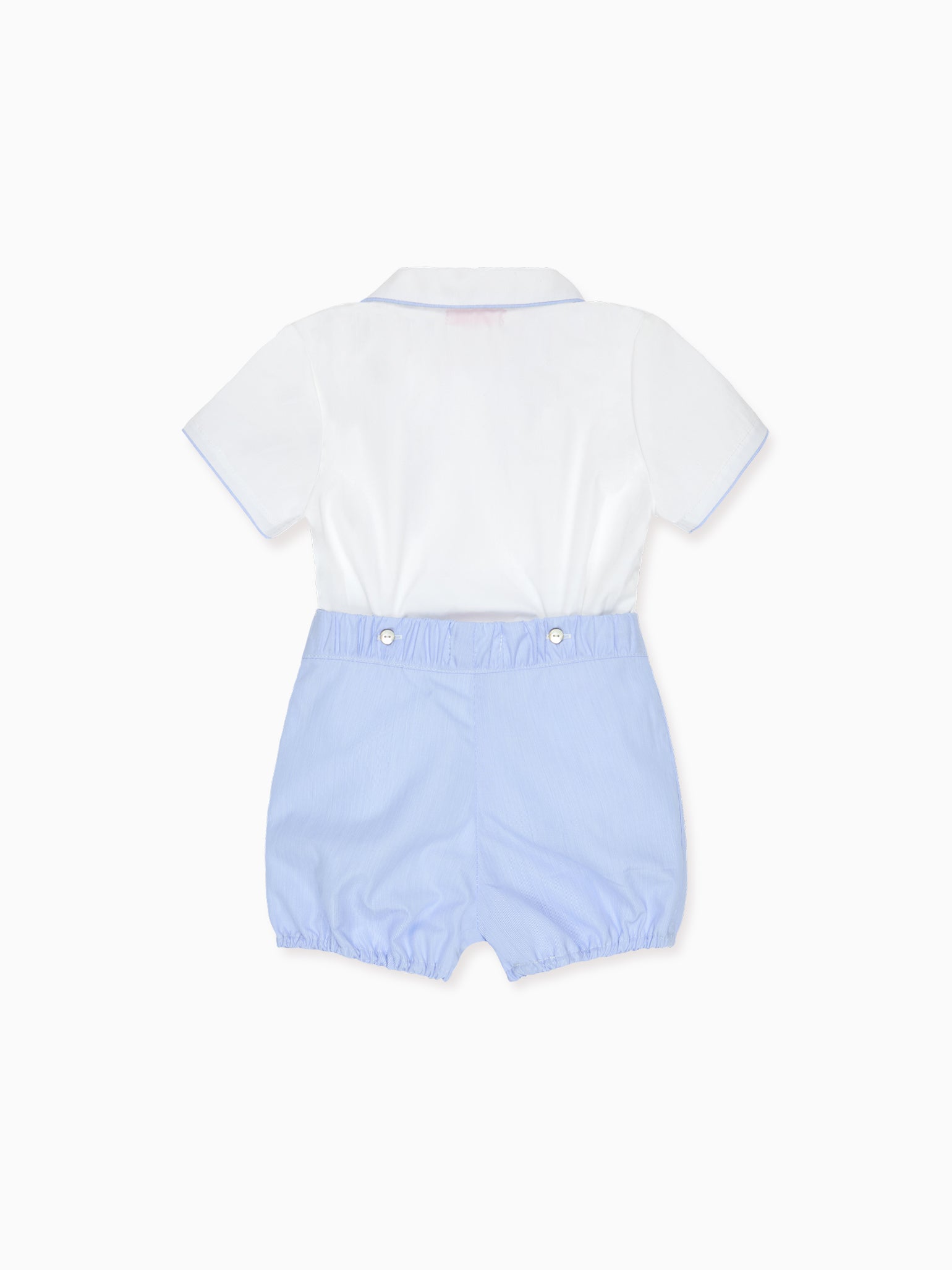 Nicky Hilton x La Coqueta Blue Stripe Chasen Baby Boy Set