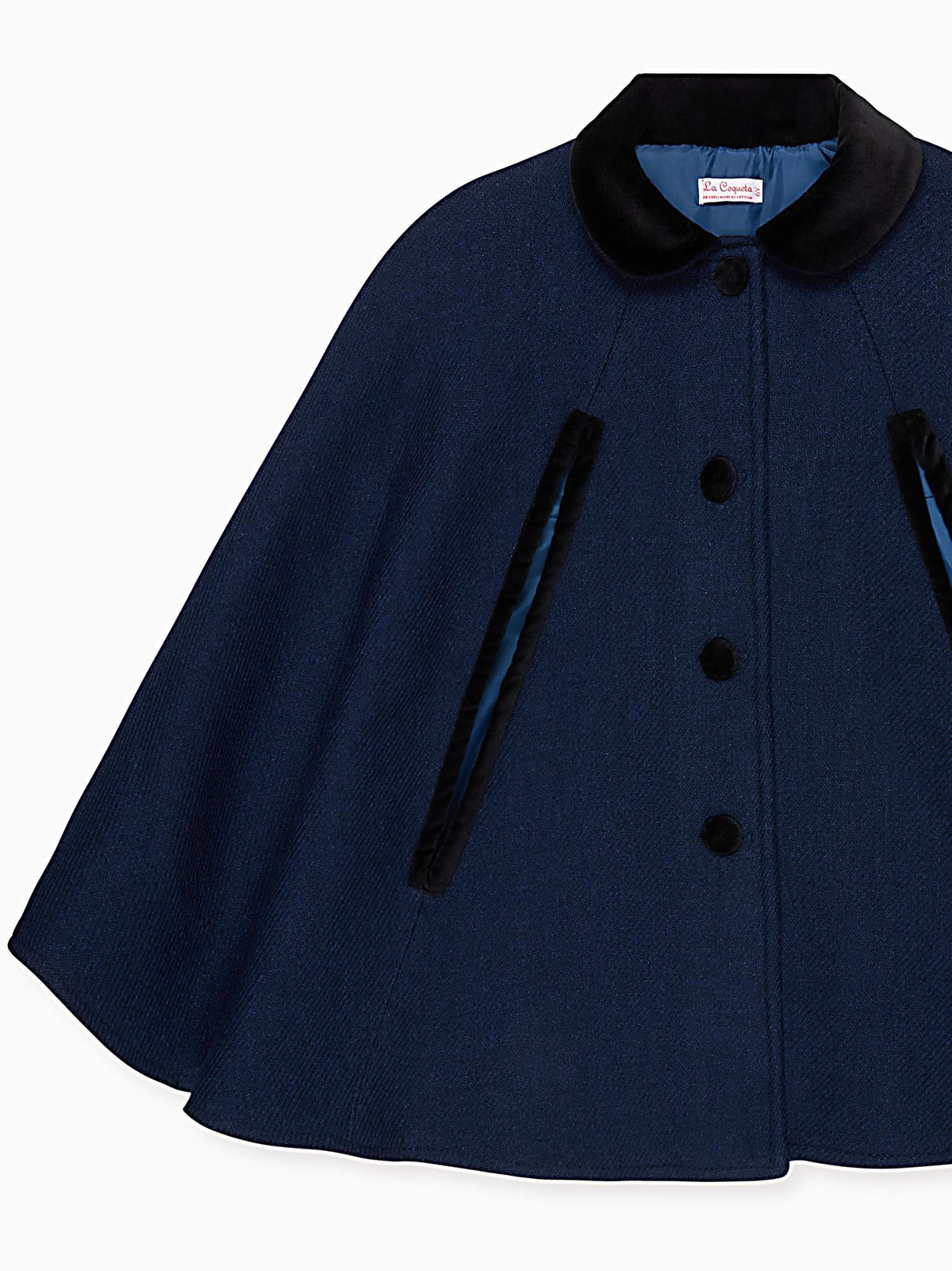 Navy Clara Girl Cape