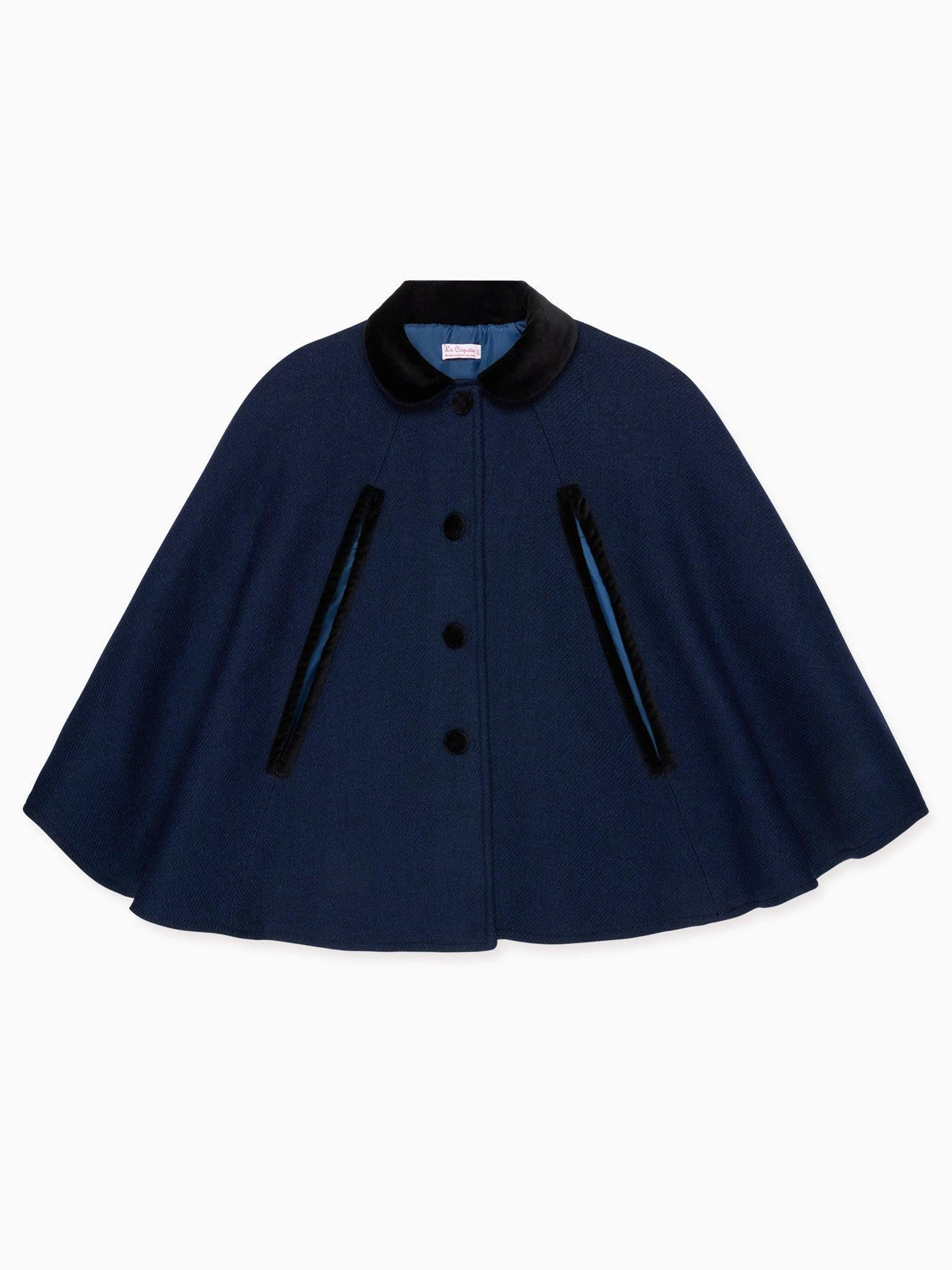 Navy Clara Girl Cape