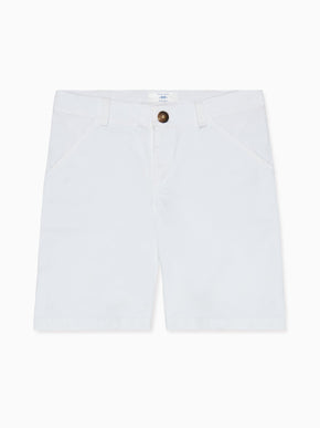 Nicky Hilton x La Coqueta White Conrad Boy Chino Shorts