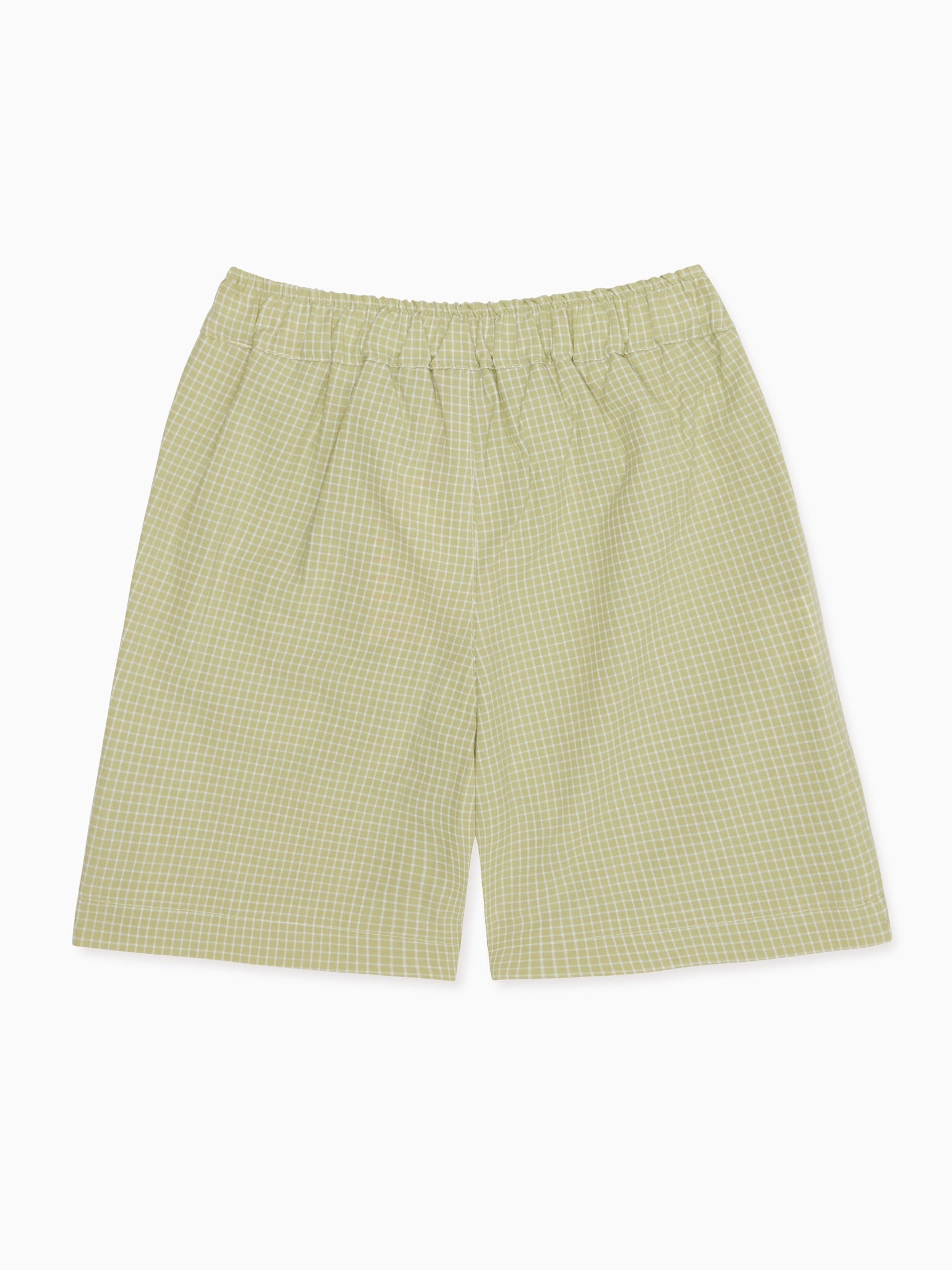 Green Gingham Cortino Boy Shorts