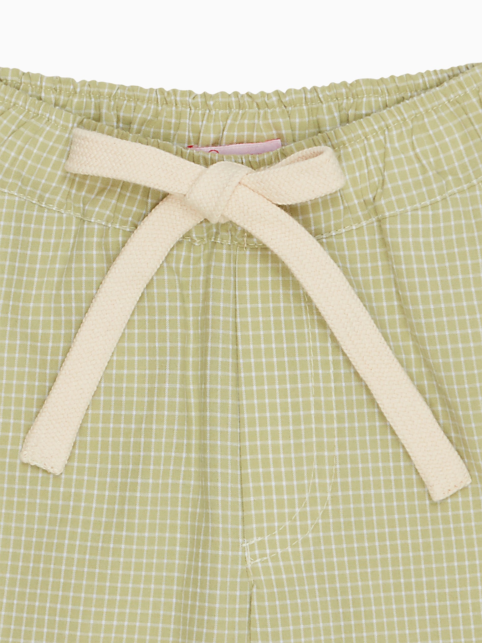 Green Gingham Cortino Boy Shorts