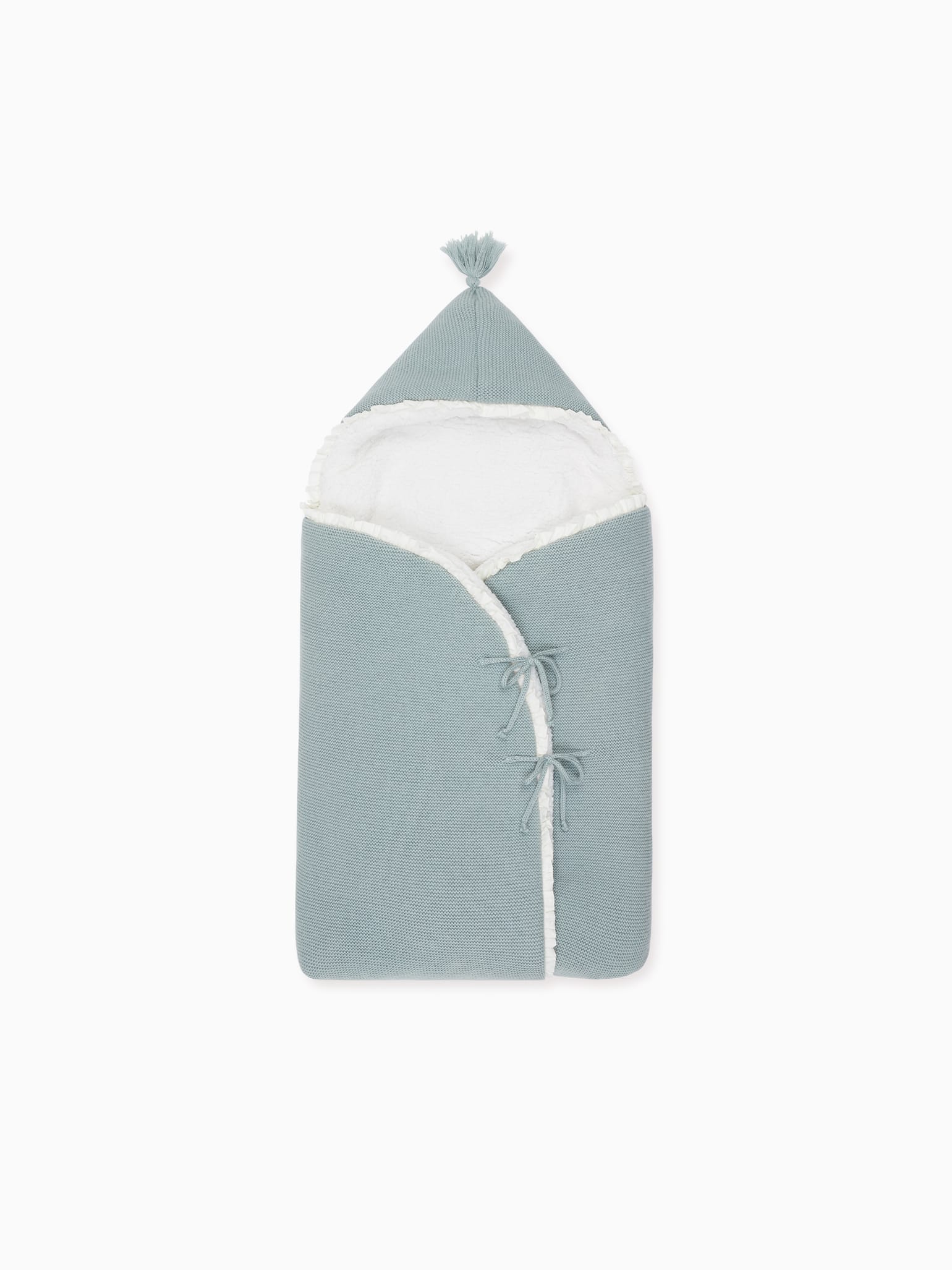 Sage Green Fatima Merino Baby Nest