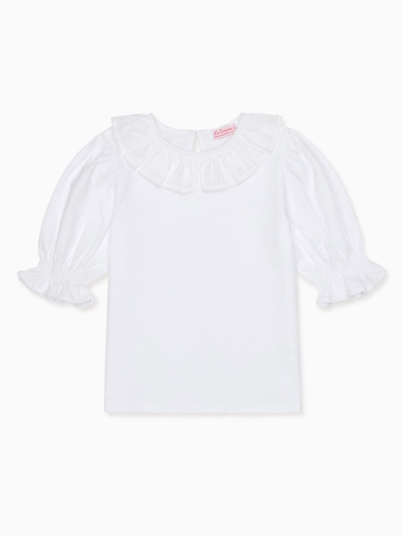 White Daisy Girl Top