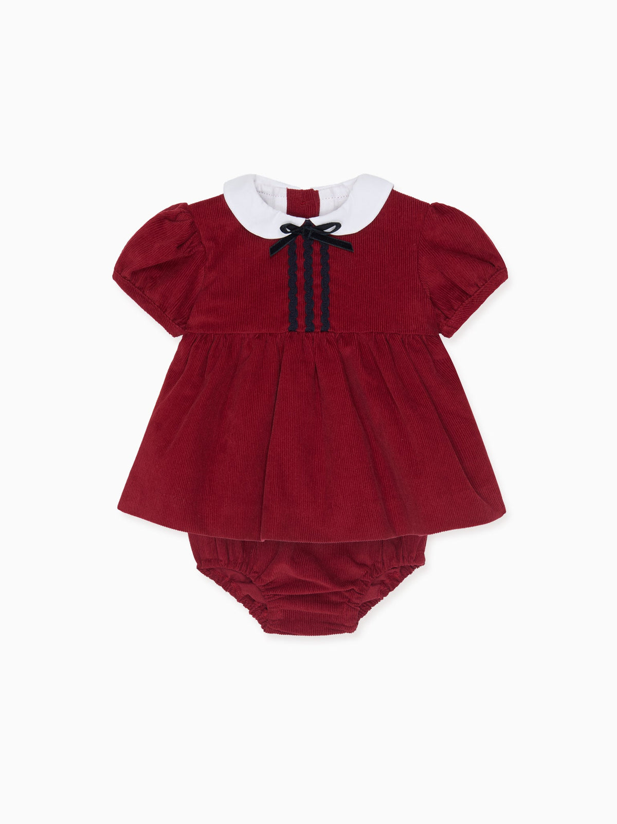 Burgundy Dominica Corduroy Baby Girl Set