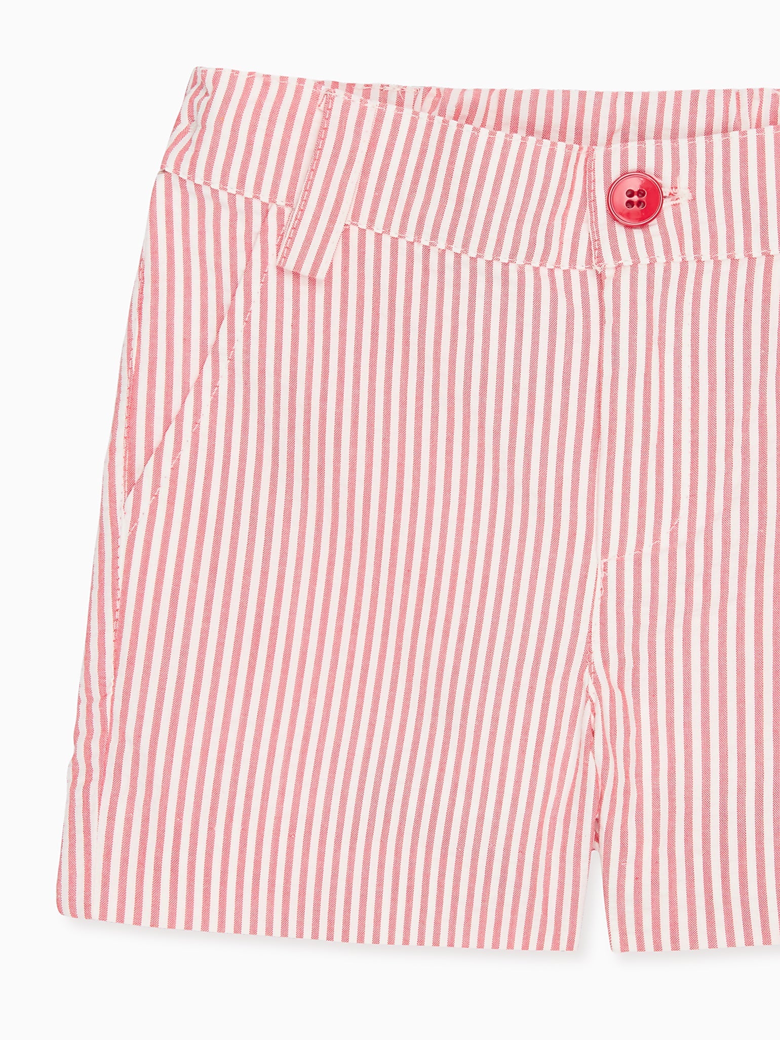 Red Stripe Donaldo Baby Shorts