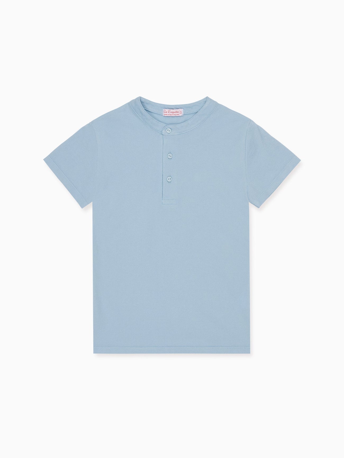 Dusty Blue Alcon Boy Polo Shirt