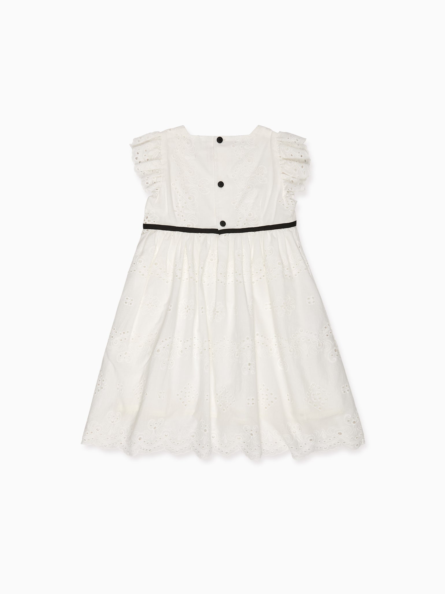 Nicky Hilton x La Coqueta Ivory Edie Girl Dress